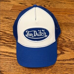 Von Dutch Royal Blue and White Cap